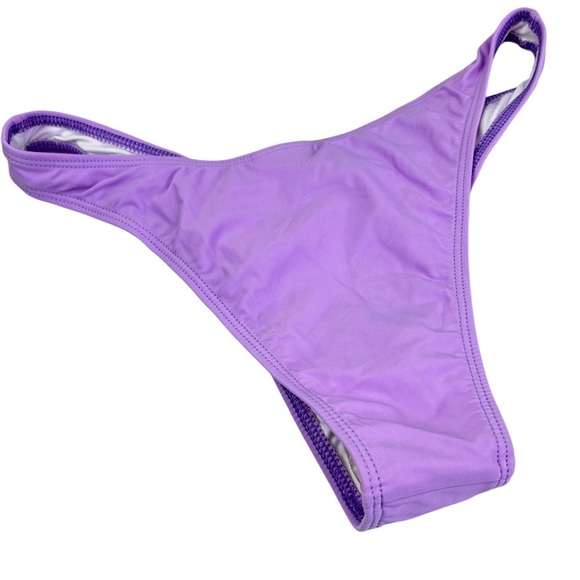 NEW Salt Gypsy Cheeky Bikini Bottoms Lavender Size Medium - Picture 1 of 3